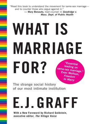 cover image of What Is Marriage For?